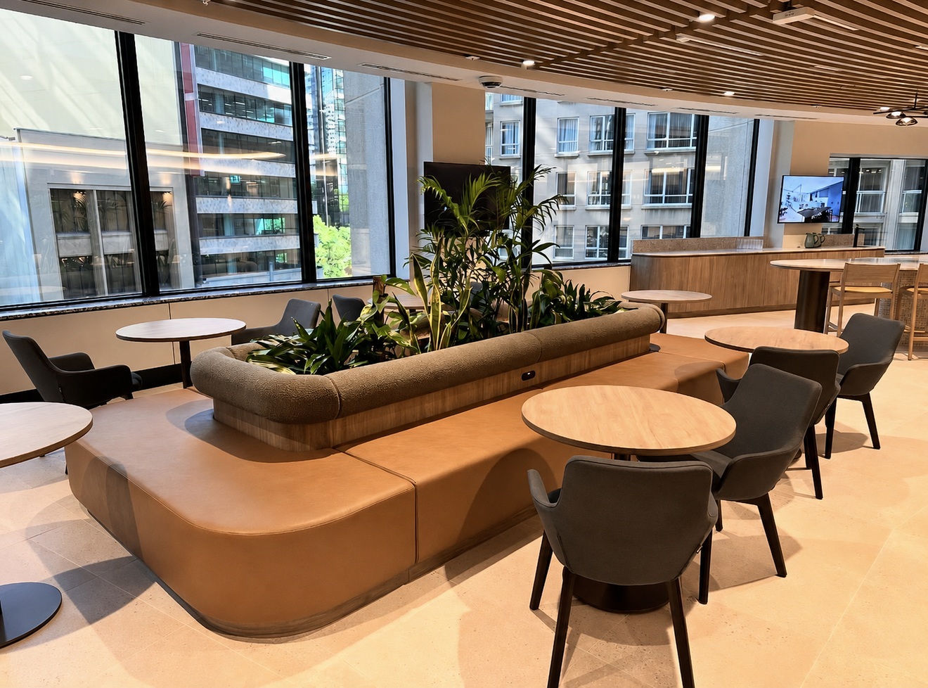 Collaborative office lounge